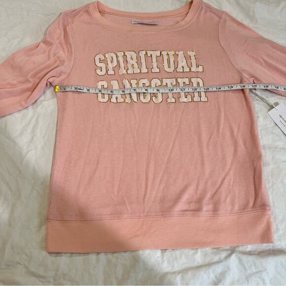Spiritual Gangster Pullover Sweater Pink size XS - Picture 6 of 9
